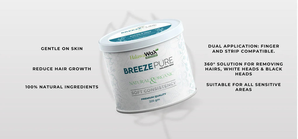 Breeze Pure Organic Halawa Finger Wax | Hair Removal Wax | Best Quality Finger Wax - 225 gramoduct