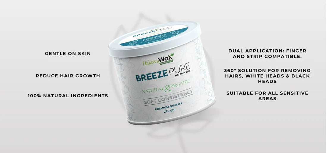 Breeze Pure Organic Halawa Finger Wax | Hair Removal Wax | Best Quality Finger Wax - 225 gramoduct