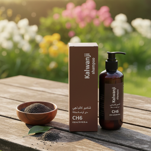 Kalwanji CH6 Black Seed Revitalizing Shampoo –300ml Nutrient-Rich Formula for Hair Strength & Shine